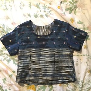 Silk  Crop Top XS